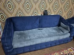 Sofa Set Blue orr Grey