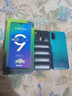 infinix Hot 9 play 4GB 64GB pTa official approved 0319-7287245