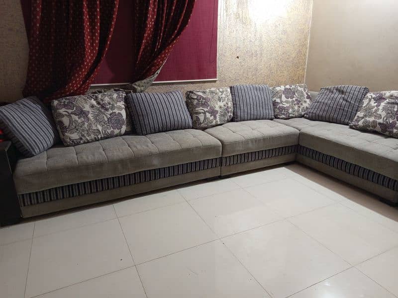 10 seater L shaped sofa 1