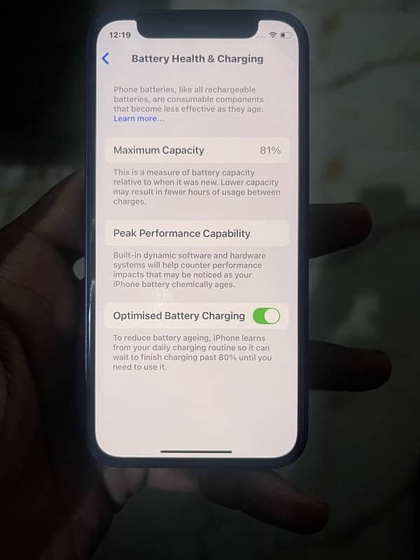Iphone 12 mini 64GB JV Battery health 81 3