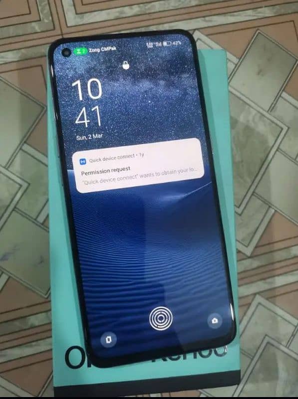 oppo Reno 6 with box for sale 1