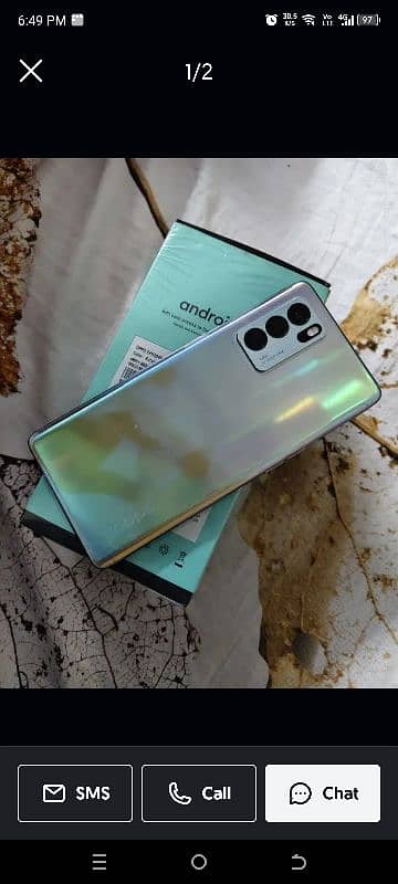 oppo Reno 6 with box for sale 4