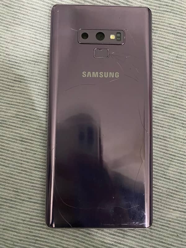 Samsung note 9 128 Gb  PTA Aproved life time 2