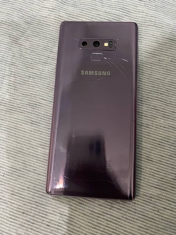 Samsung note 9 128 Gb  PTA Aproved life time 3