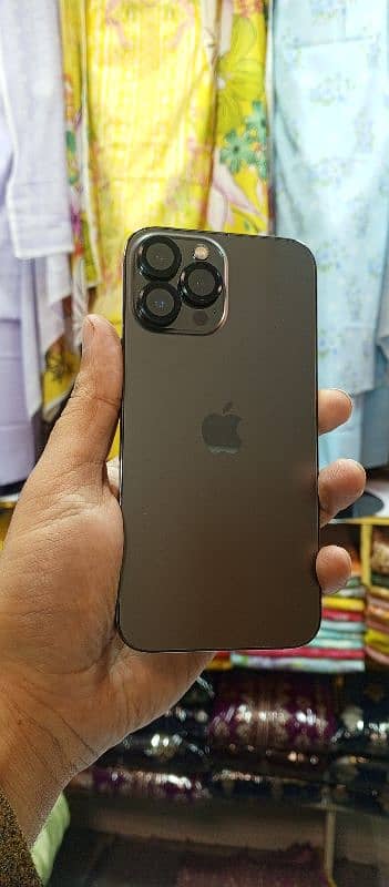 Iphone 13 pro max 256 GB  10 by 10  Ok 03329849198 what' up 0