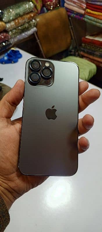 Iphone 13 pro max 256 GB  10 by 10  Ok 03329849198 what' up 4