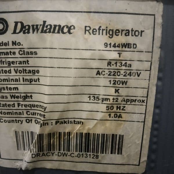 Dawlance refrigerator for sale 4