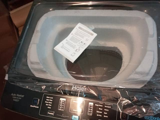 Brand new 12 kg haier fully automatic one touch Machine 0