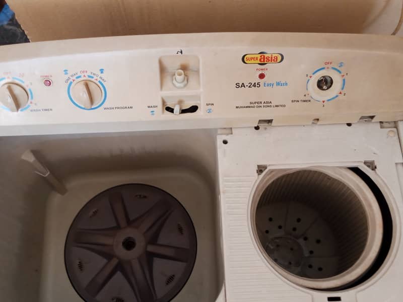 Super Asia washing machine model sa 245 1