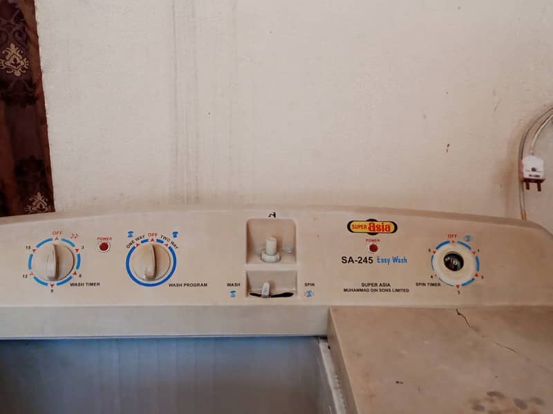 Super Asia washing machine model sa 245 4