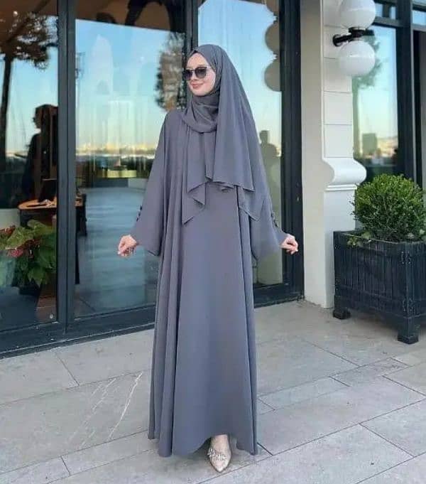 Abaya With Stoler l Ladies Fashion l Free Delivery l 0323-4536375 12