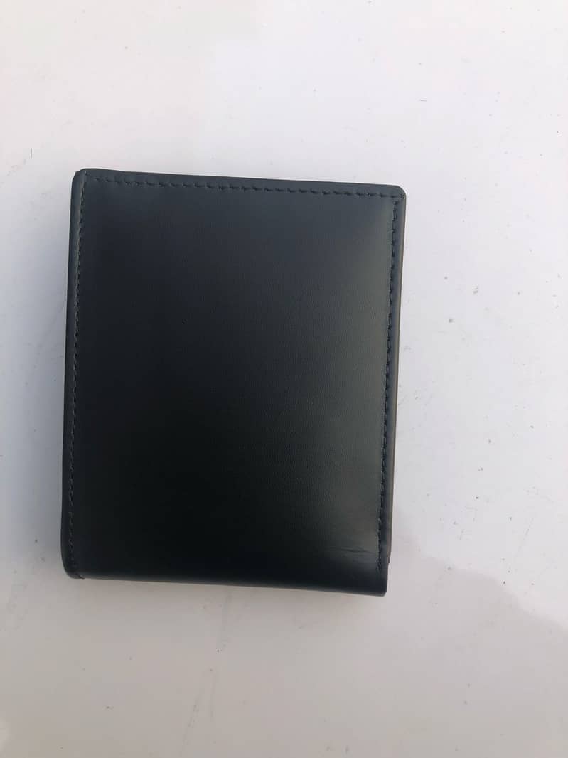 Men's Genuine Leather Wallet| Pure Leather Purse| Men Wallet| Black 10