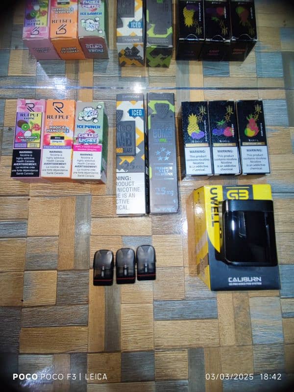 Uwell Caliburn G3 Pro Vape Vgod Tokyo Sluggish Drip Down 0