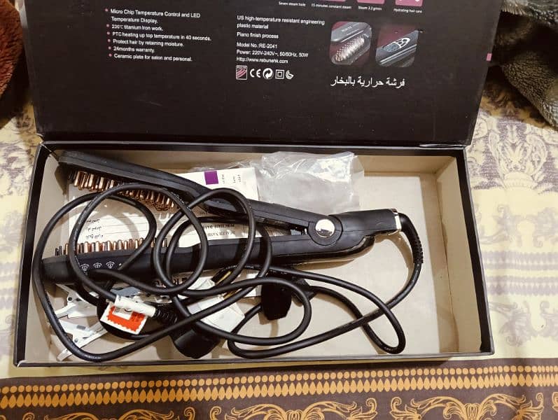 Hair straightener (Steam Comb) 1