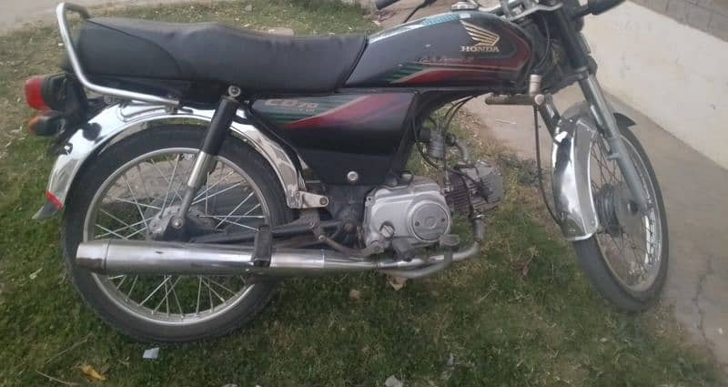 Honda CD 70 Clour Black Model 2017 0