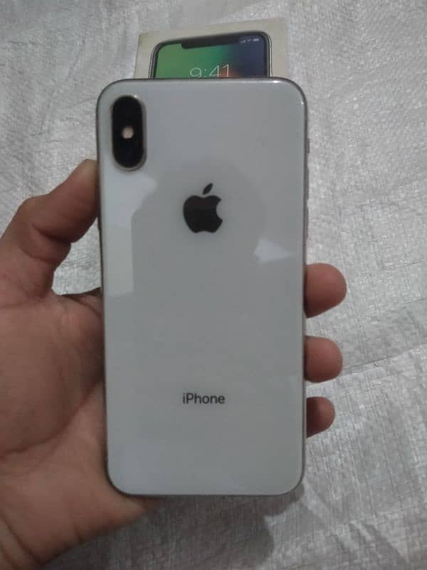 iphone x 256gb official PTA approved factory unlocke penal shade minor 7