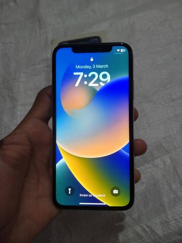 iphone x 256gb official PTA approved factory unlocke penal shade minor 10