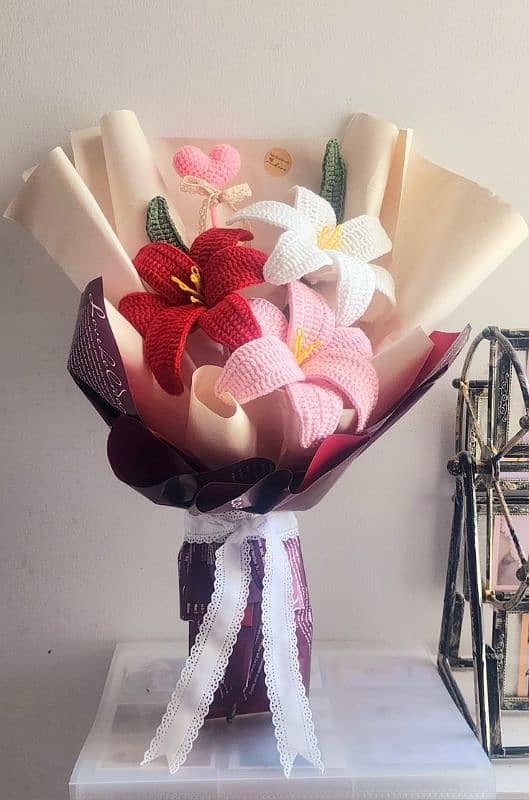 Crochet bouquet 8