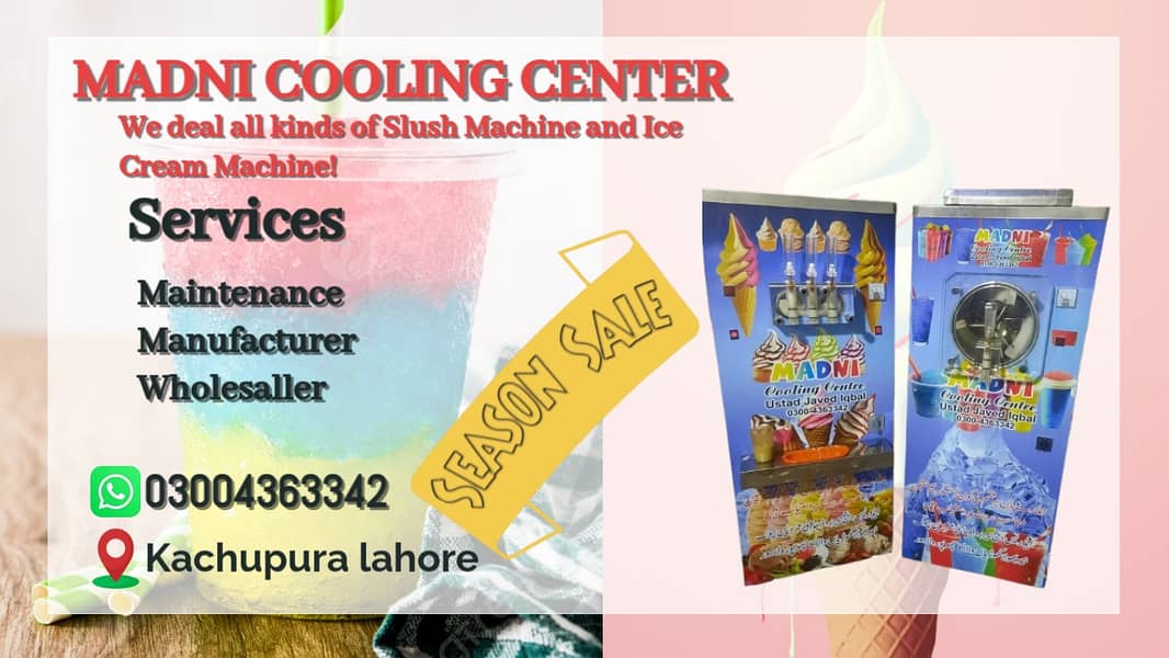 Slush Machine / Cone Machine / Ice Creame Machine / Icecream Machine 4