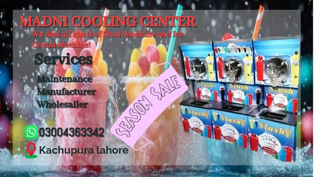 Slush Machine / Cone Machine / Ice Creame Machine / Icecream Machine 1