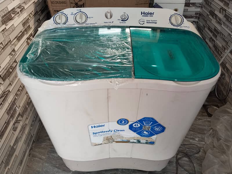 Haier Twin-Tub Washing Machine HWM80-000S/SR | 8KG Capacity 0