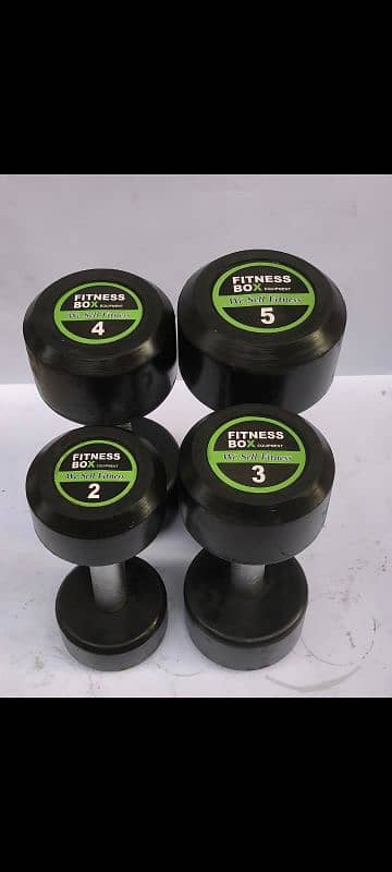 Dumbbell | rubber coated dumble | weight 1
