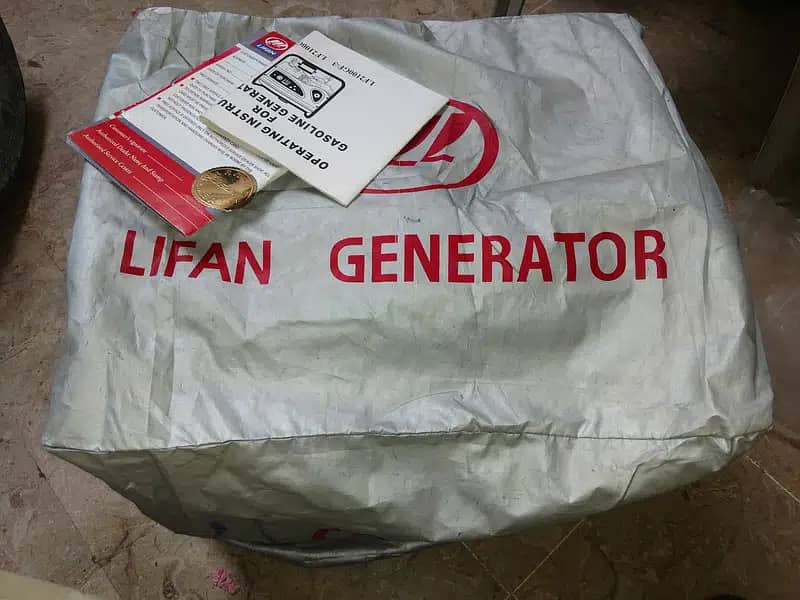 Lifan Lf 2100 GF3  Condition like new 1.2 Kva 50 hours used only 4