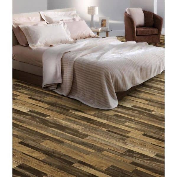 Wooden flooring and vinyl flooring are available with fitting 4