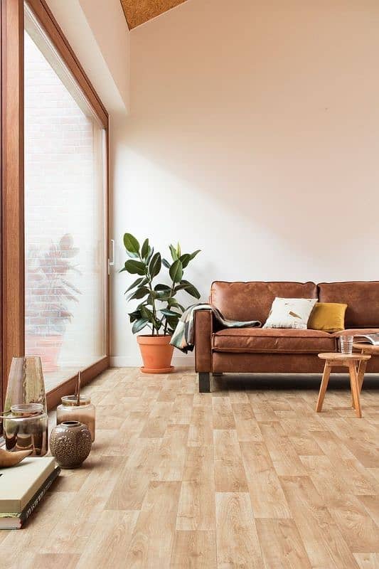 Wooden flooring and vinyl flooring are available with fitting 7