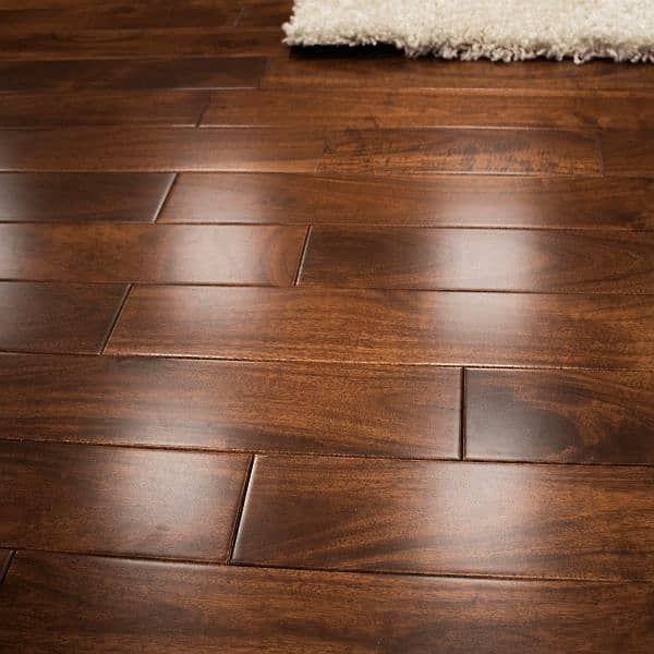 Wooden flooring and vinyl flooring are available with fitting 11