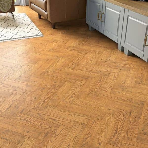 Wooden flooring and vinyl flooring are available with fitting 14