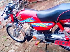 CD 70 modified  bike for sale all work final  phone number 03047226301