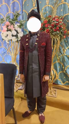 Sherwani | Nawabi style sherwani | Double sherwani