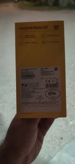 Realme 50 4/64GB Box Pack 10/10 condition neat and clean PTA Approved