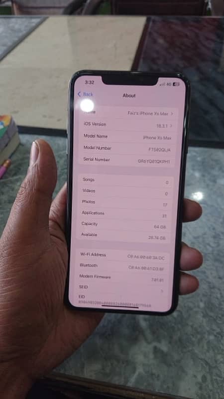 iphone Xs Max dual official PTA approve 13