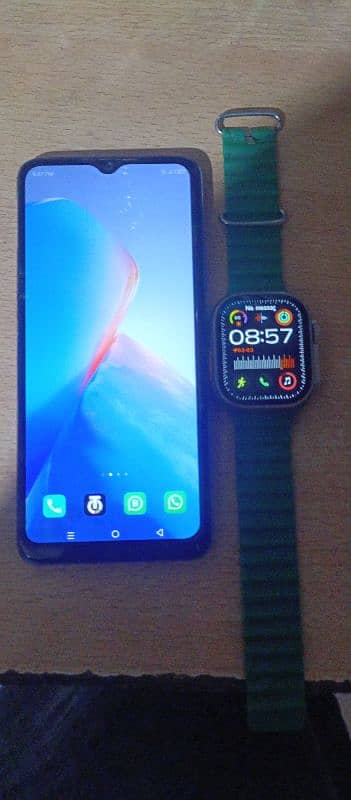 infinix smart 7 full box and ultra watch 2