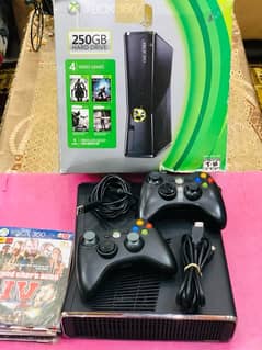 Xbox 360 Slim USA Model Jailbreak Jtag 200+Games