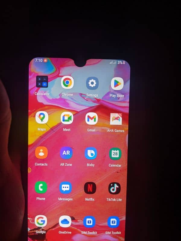 Samsung Galaxy a70 7