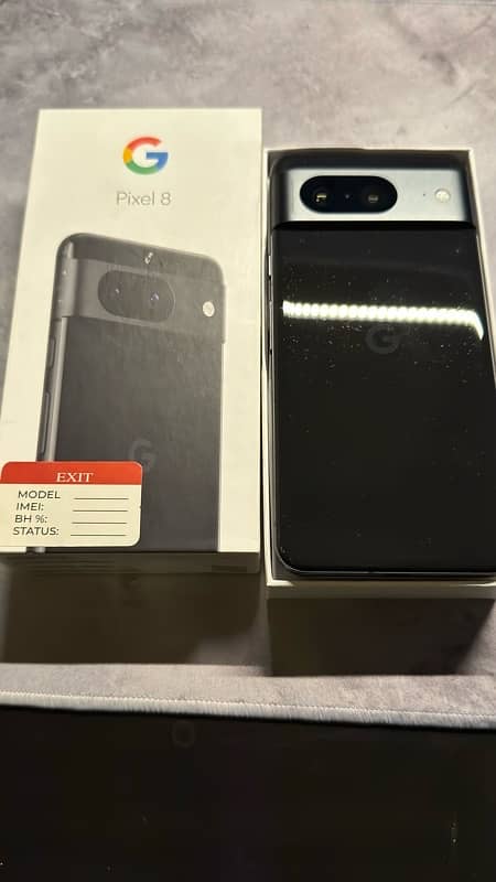 Google Pixel 8  (Black, 128GB) Pta Approved 1