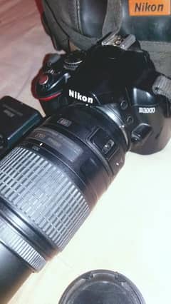 Nikon d3000 with 55-300 lens