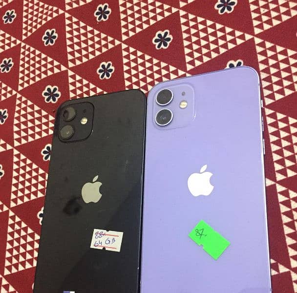 iPhone 12 JV 64GB black and purple both colors 0