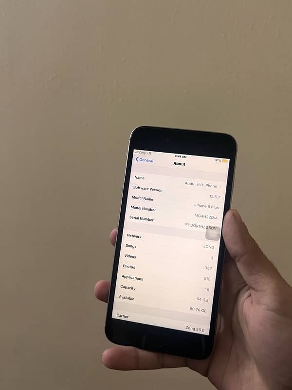 iphone 6plus 64gb PTA approved 1