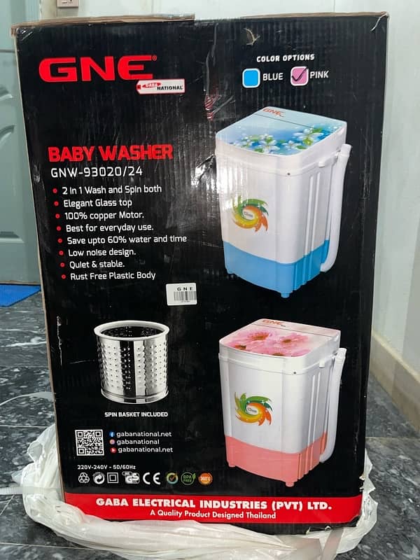 Baby washer Mini maching machine for brand new 0