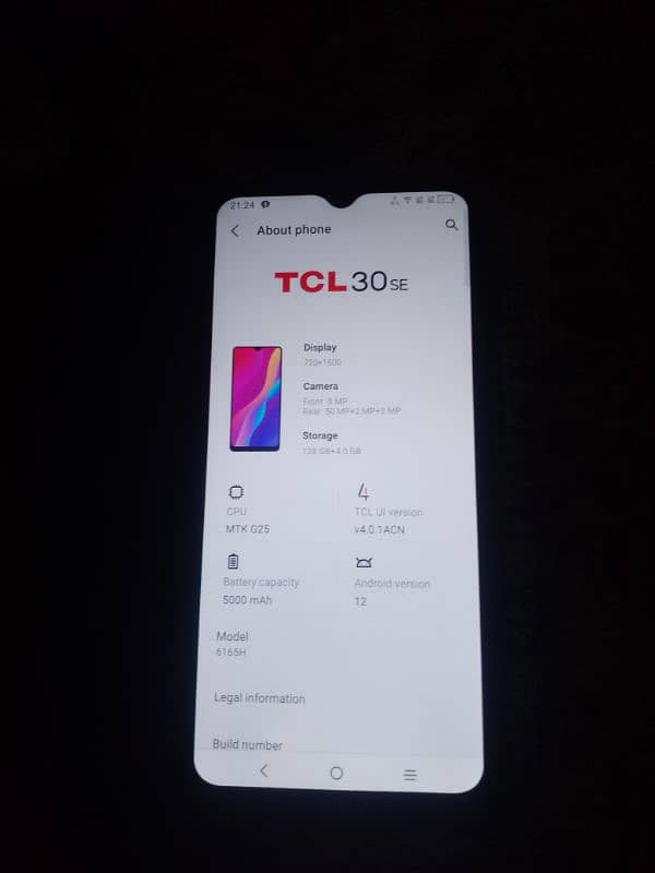 TCL 30se 4gb 128gb non pta 0