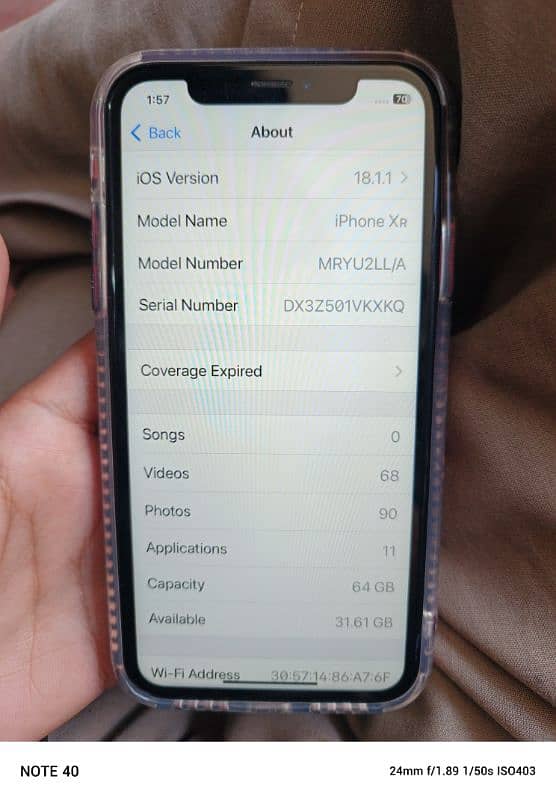 iPhone xr 64 gb 6