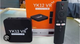 Yk12 VR Indroid tv box 8GB ram and 256 storage