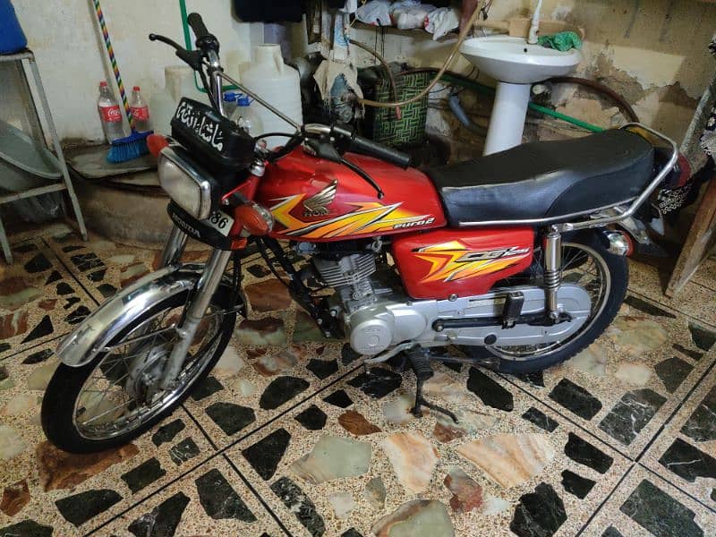 Honda CG125 (21 Model) All Punjab Number 0