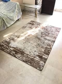 brown beige Turkish rug