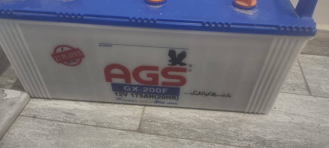 AGS 12v 175 AH battery 0