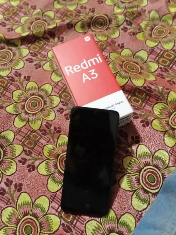 redmi A3 4GB 128 GB black colour 3